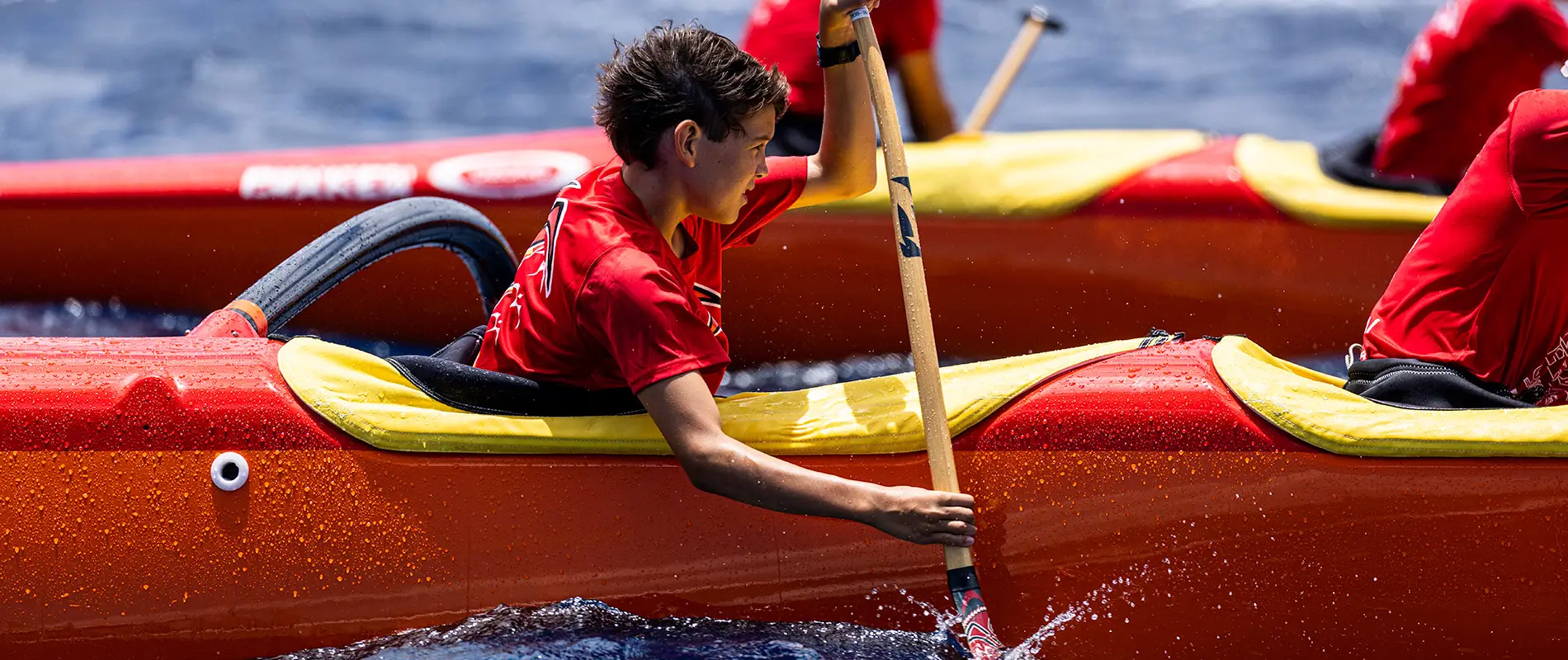 KLK - Youth Paddling in OC6 Race